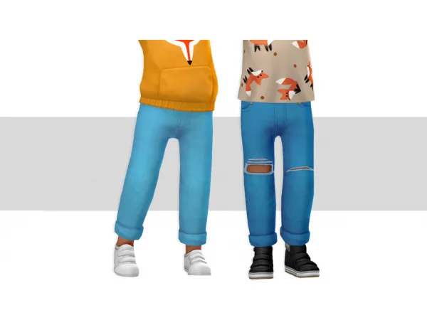 Maxis Match Fitted Jeans by storylegacysims - The Sims 4 Custom Content