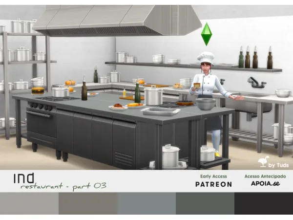 Maxis Match IND Restaurant Part 03 by TudTuds - The Sims 4 Custom Content