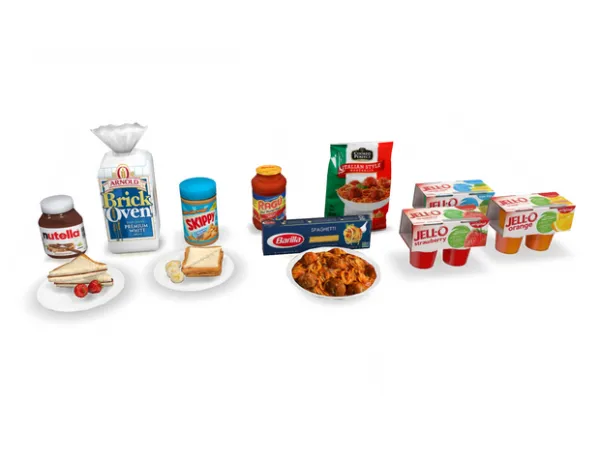Mix Grocery Haul Set 3 by Insimnia - The Sims 4 Custom Content