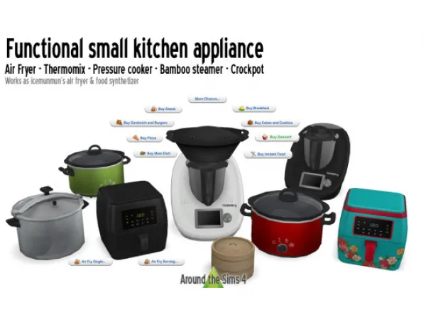 Maxis Match Around Cookware appliance - The Sims 4 Custom Content