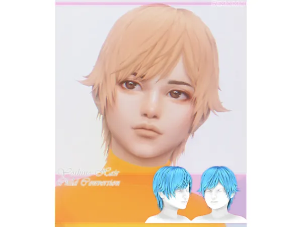 Maxis Match Yoshino Hair [Child Conversion] by Simomo - The Sims 4 Custom Content