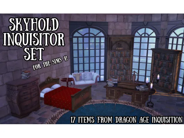 Mix Skyhold Inquisitor Set - The Sims 4 Custom Content