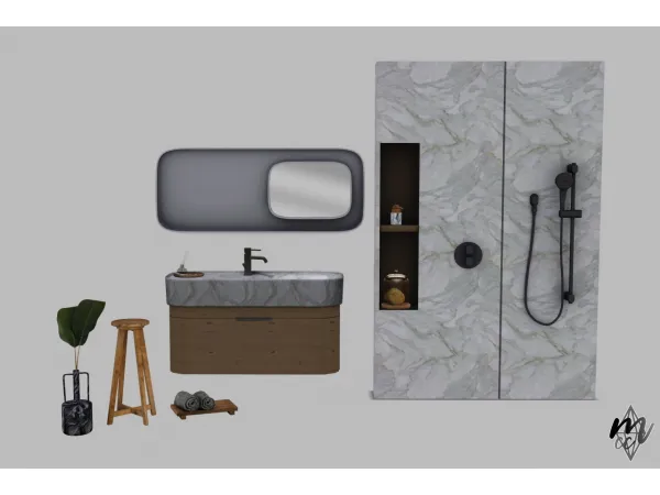 Pinkboxdesign AnYe Batis Bathroom - The Sims 3 Custom Content
