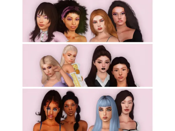 Smallsimmer Non Recolorable Makeup Dump - The Sims 3 Custom Content