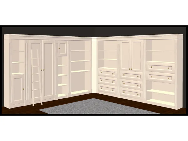 Nash Dressing Room Closet Units Repositoried and Recolored - The Sims 2 Custom Content