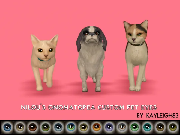 CustomPetEyes - The Sims 2 Custom Content