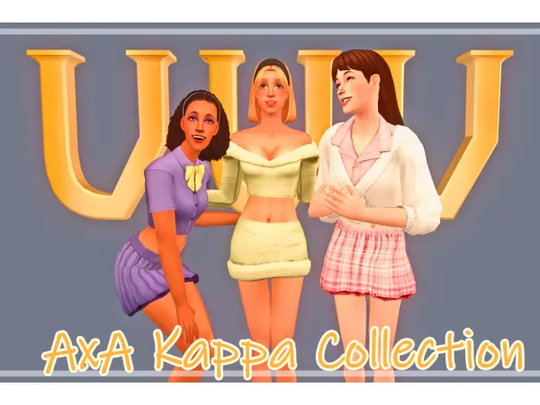 4t2 AxA Kappa Collection - The Sims 2 Custom Content