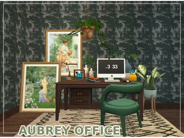 Aubrey Office motif by Leaf - The Sims 2 Custom Content