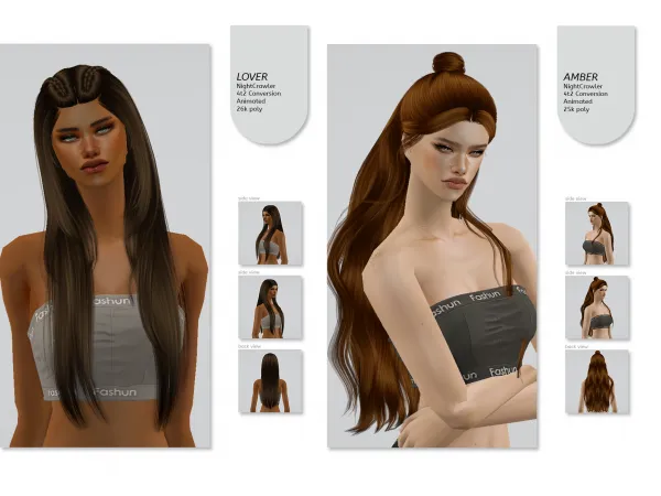 NIGHTCRAWLER LOVER AMBER 4T2 LILROISIN - The Sims 2 Custom Content