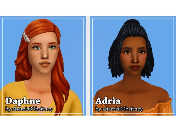4t2 Female Hair Conversions - The Sims 2 Custom Content