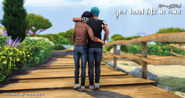 Mix Your hand fits in mine remastered by simsfinds - The Sims 4 Custom Content