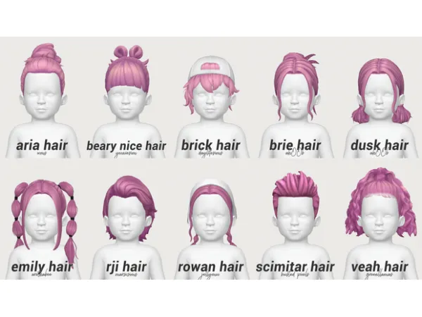 toddler hair conversions pt.2 by casteru