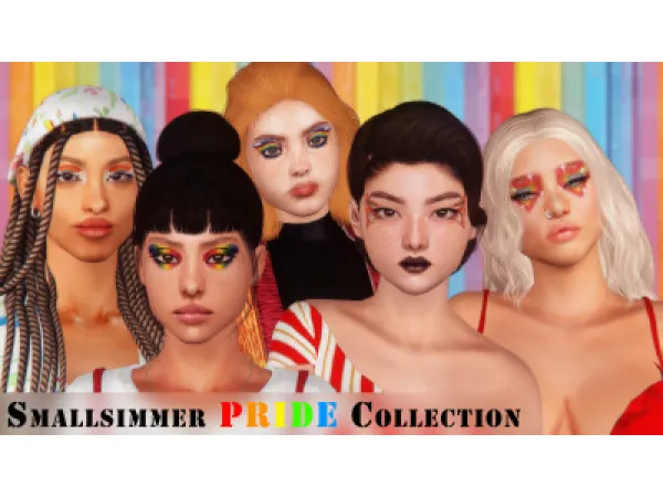 Smallsimmer Pride Makeup Collection - The Sims 3 Custom Content
