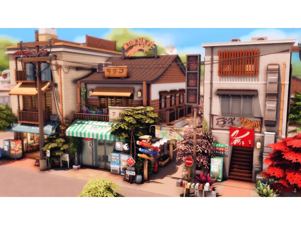 Maxis Match NO Tokyo Bar and Karaoke by plumbobkingdom - The Sims 4 Custom Content
