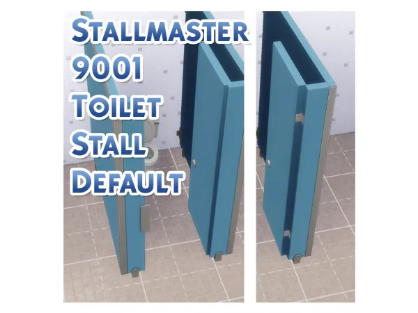 Maxis Match Stallmaster 9001 Toilet Stall Default by Menaceman44 - The Sims 4 Custom Content