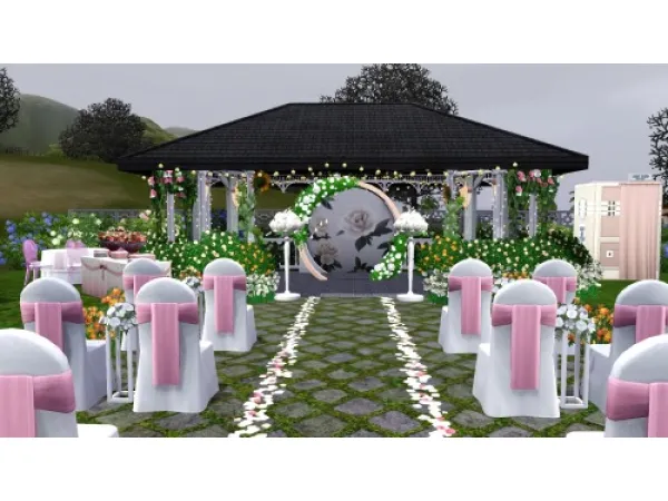 Even Grounds Wedding Venue - The Sims 3 Custom Content