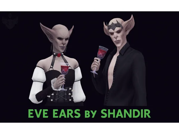 Maxis Match handir CAS Eve Ears - The Sims 4 Custom Content