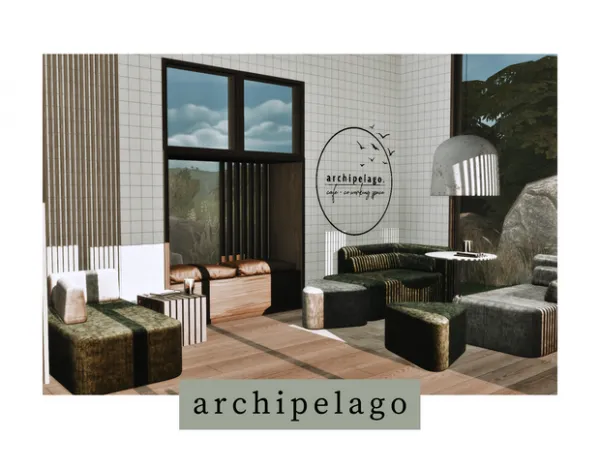 Alpha archipelago x SimspirationBuilds by simsfinds - The Sims 4 Custom Content