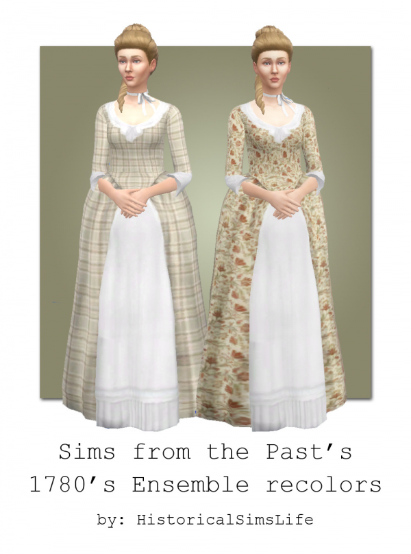 Maxis Match Sims from the Pasts 1780s by simsfinds - The Sims 4 Custom Content