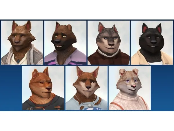 Maxis Match Werewolves from Moonwood Mill - The Sims 4 Custom Content