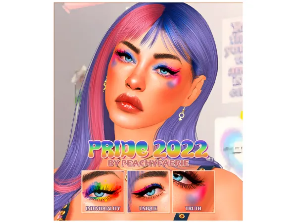 Mix pride 2022 collection by peachyfaerie - The Sims 4 Custom Content