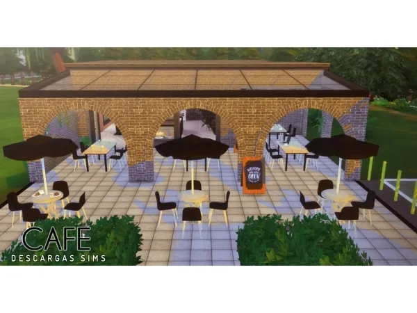 Mix CAFE (Community Lot) - The Sims 4 Custom Content