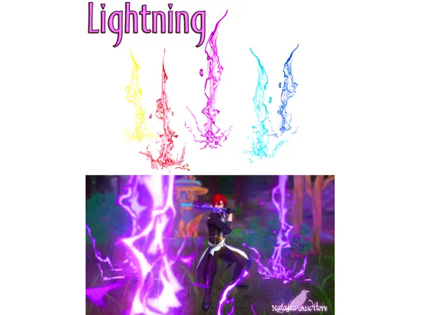 Maxis Match Lightning Auditore by Natalia - The Sims 4 Custom Content