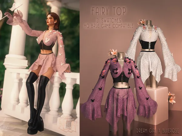 Fairy Top - BRsims x DreamGirl