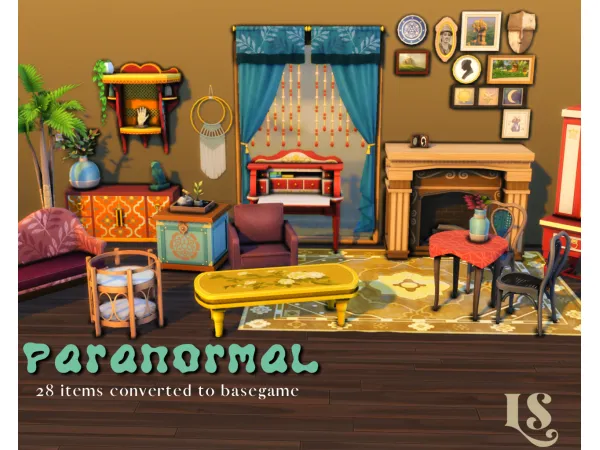 Maxis Match Paranormal converted to basegame by Lustrousims - The Sims 4 Custom Content