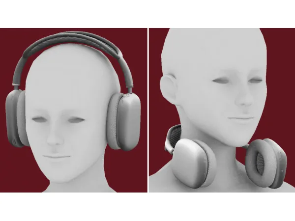 4to3 AirPods Max by Purpura Sims - The Sims 3 Custom Content
