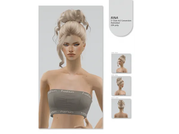 S CLUB 4T2 HAIR MESH DUMP LILROISIN - The Sims 2 Custom Content