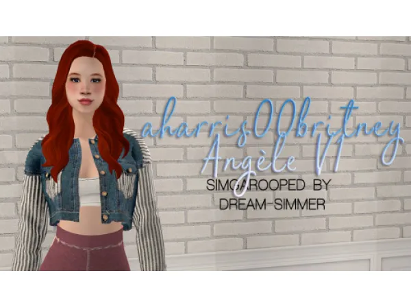 Aharris00britney Angèle V1 - The Sims 2 Custom Content