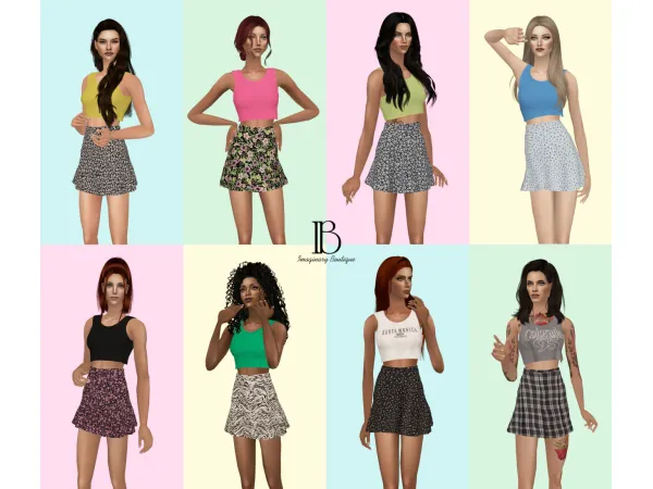 TopSkirt by Imaginary Boutique - The Sims 2 Custom Content