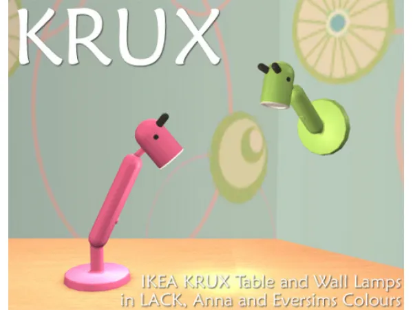 Based on the RL IKEA KRUX lamps - The Sims 2 Custom Content