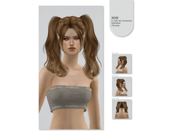 S CLUB 4T2 HAIR MESH DUMP LILROISIN - The Sims 2 Custom Content