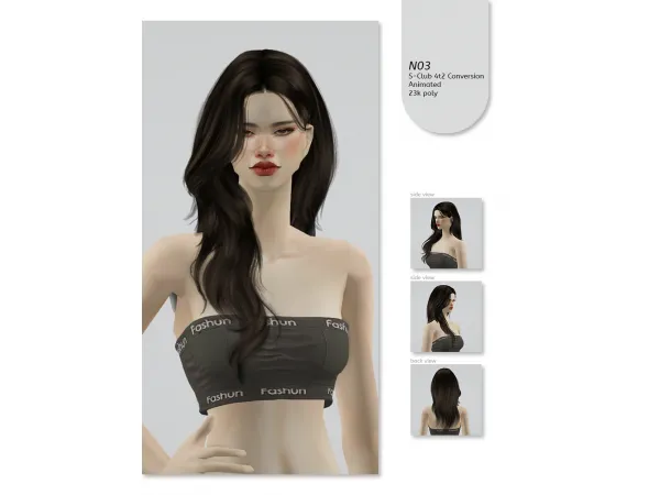 S CLUB 4T2 HAIR MESH DUMP LILROISIN - The Sims 2 Custom Content