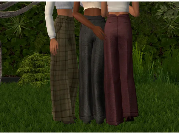 bunsblr aka bunheads Flare pants - The Sims 2 Custom Content
