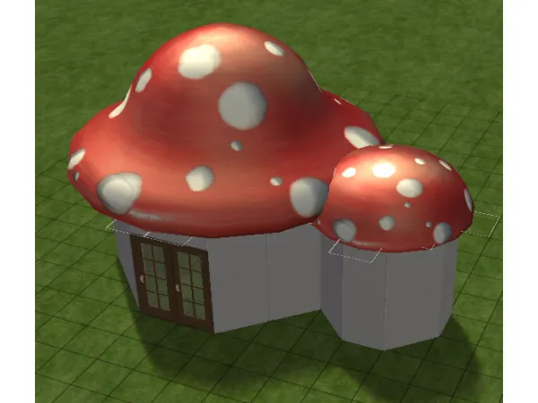 MushroomRoof - The Sims 2 Custom Content