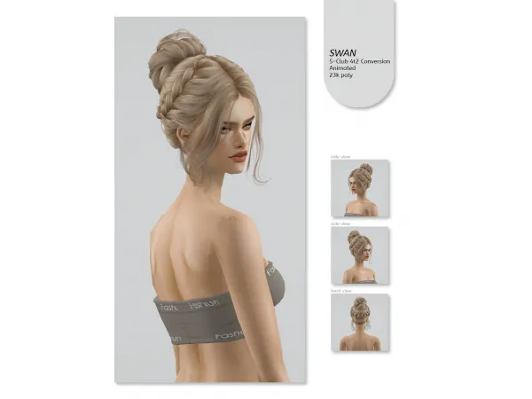 S CLUB 4T2 HAIR MESH DUMP LILROISIN - The Sims 2 Custom Content