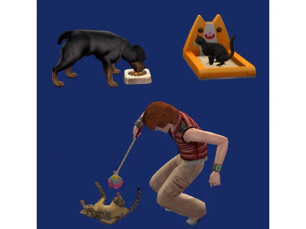 Pet Set - The Sims 2 Custom Content