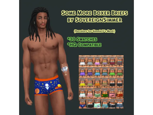 Maxis Match Boxer Briefs - The Sims 4 Custom Content