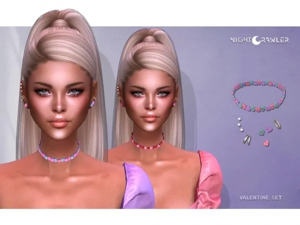 Alpha nightcrawler valentine set - The Sims 4 Custom Content