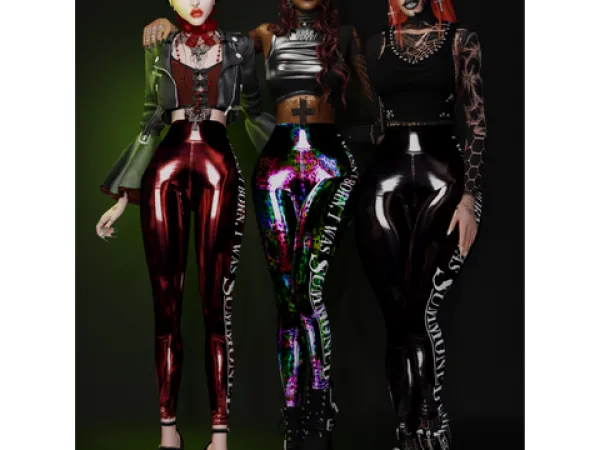 Alpha Primevil Pants by unidentifiedsims - The Sims 4 Custom Content