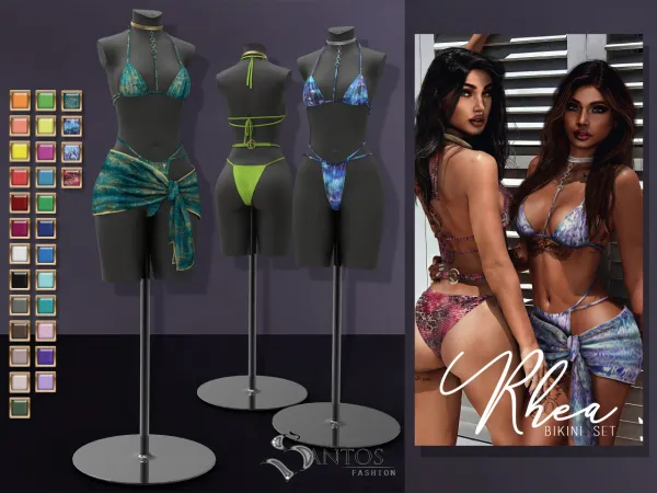 Rhea Bikini Set - The Sims 3 Custom Content