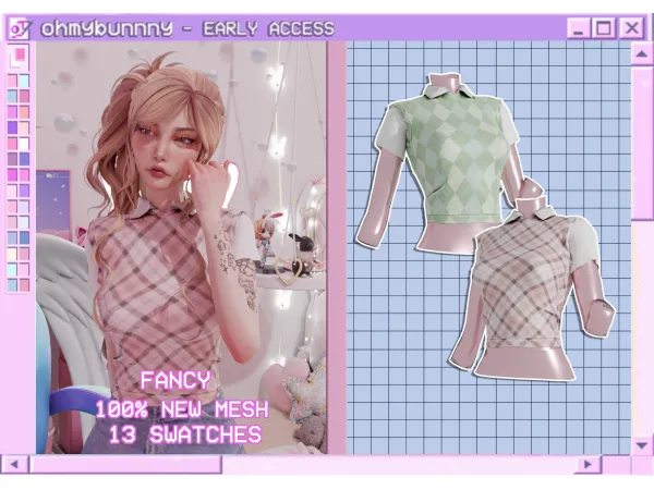 Alpha free fancy - The Sims 4 Custom Content