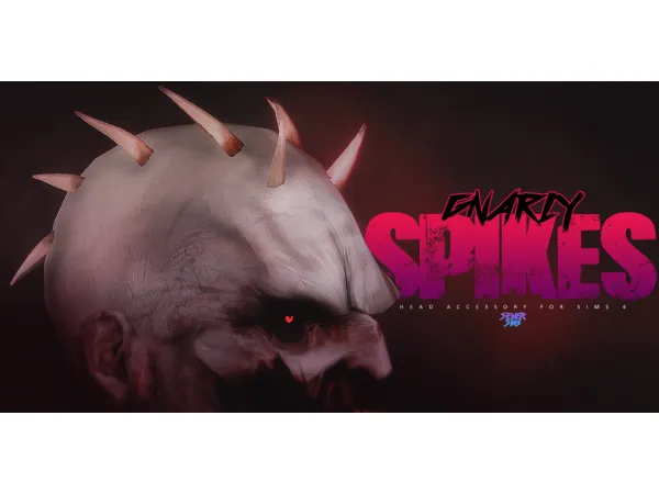 Mix Gnarly Spikes Head by Sewer Sims - The Sims 4 Custom Content