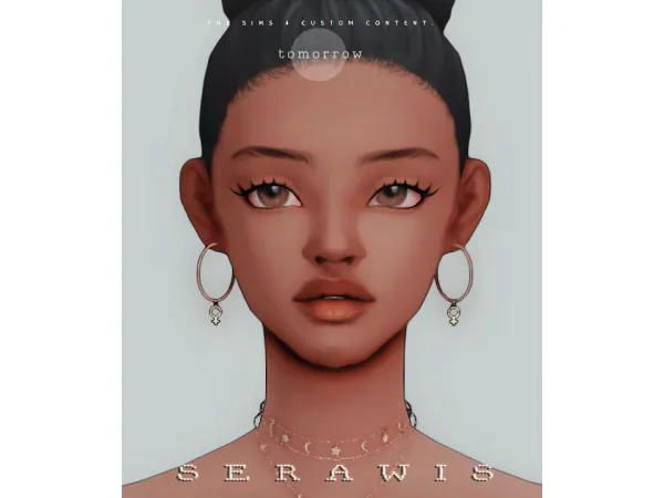 Maxis Match [ SERAWIS ] tomorrow ( face overlay forehead ) - The Sims 4 Custom Content