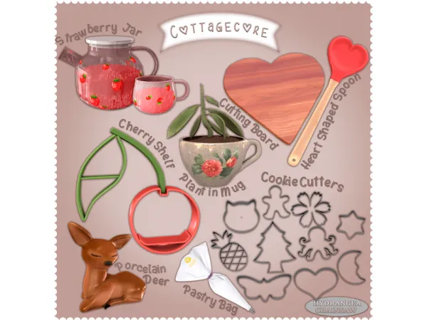 Cottagecore set by Hydrangea