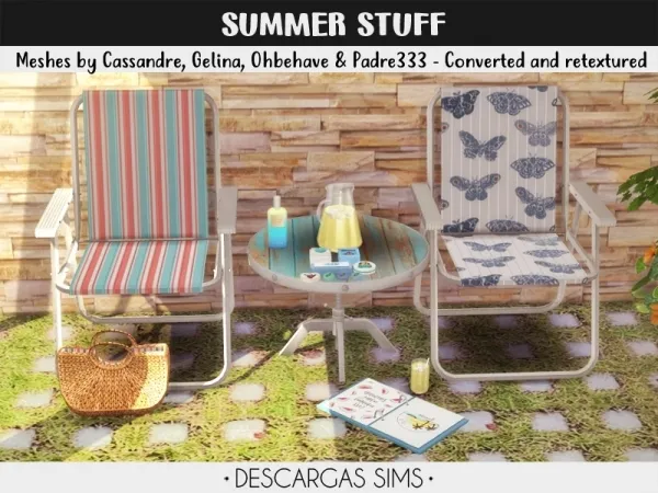 Alpha Summer Stuff - The Sims 4 Custom Content