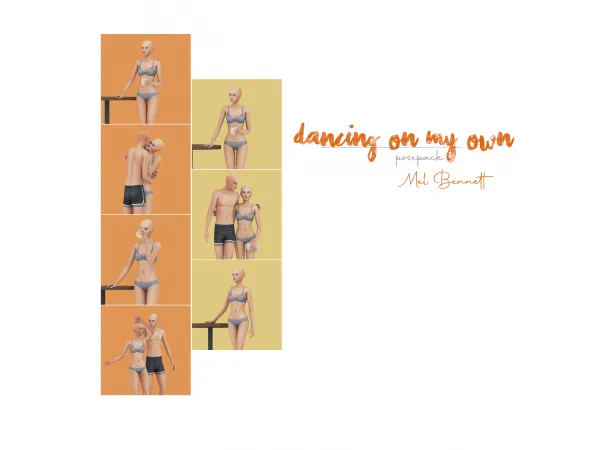 Alpha Dancing on My Own Posepack by melbennett - The Sims 4 Custom Content